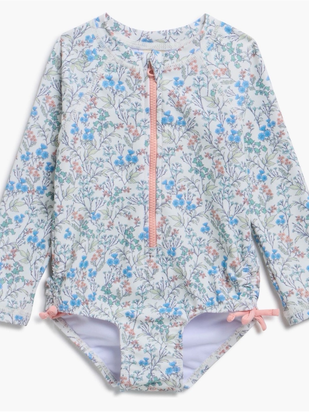 Oshkosh B’gosh Kids Long-Sleeve Floral Rash Guard Swimsuit. Size 24 months.